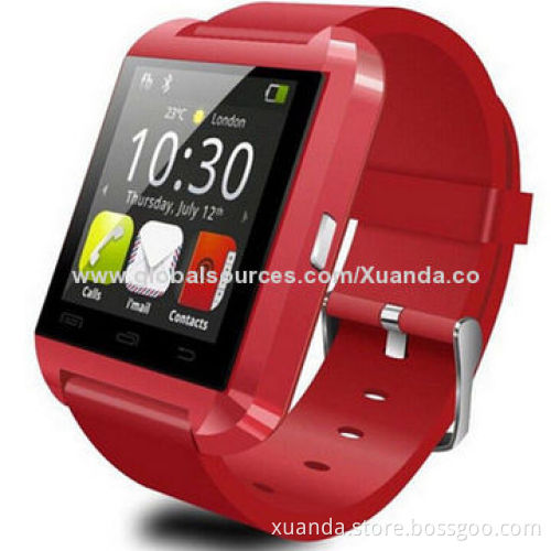 Smart watch, silicone strap with barometer, pedometer & thermometer functions
